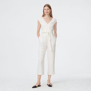 NWT CLUB MONACO LORENNY JUMPSUIT in Cream